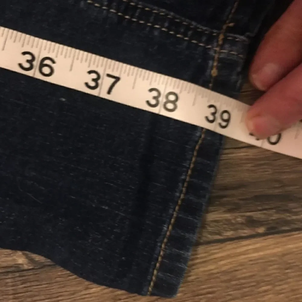 Justice Girls Jeans Size 18 1/2 Dark Wash